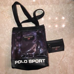 Polo Ralph Lauren Sport transparent clear bag